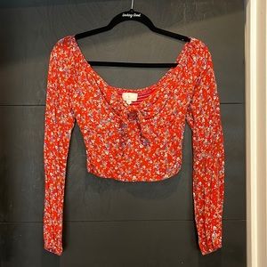 Lost + Wander Long Sleeve Crop Top